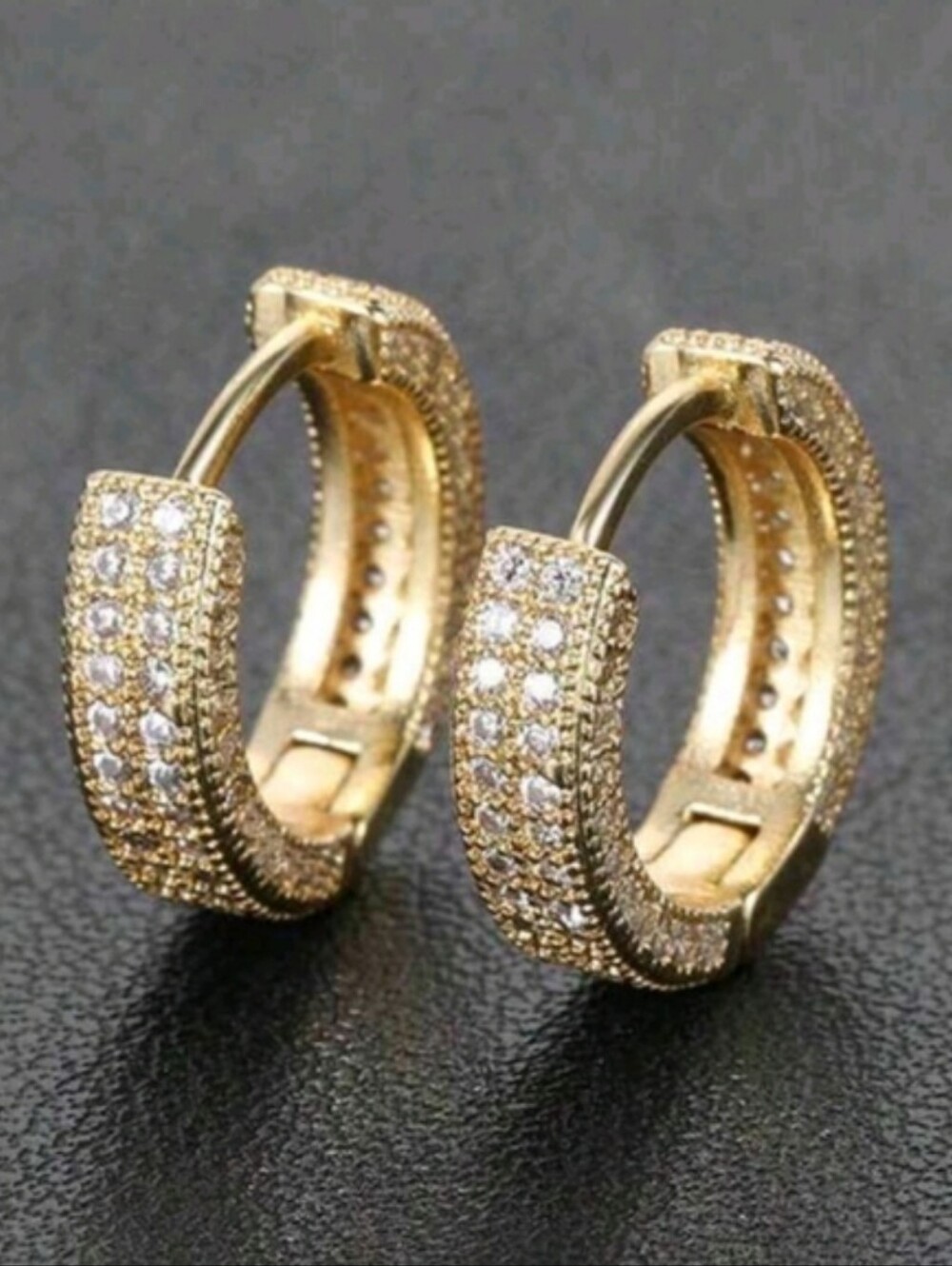 Radiant Energy Hoops - Golden Aura